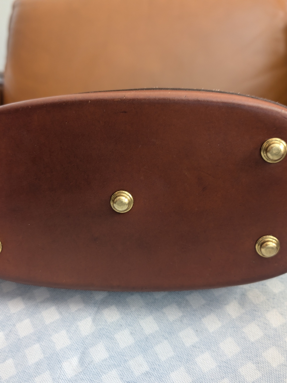 🥰💄VTG EUC Dooney & Bourke Norfolk Case Satchel with British Tan Trim - Picture 10 of 16